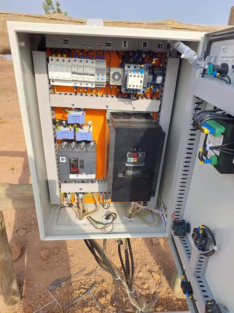 Supply, installation and commission of 15kw omron VFD control panel